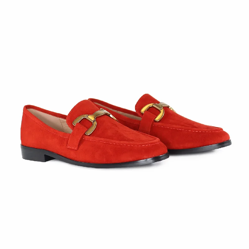 VELA LOAFER RED SUEDE