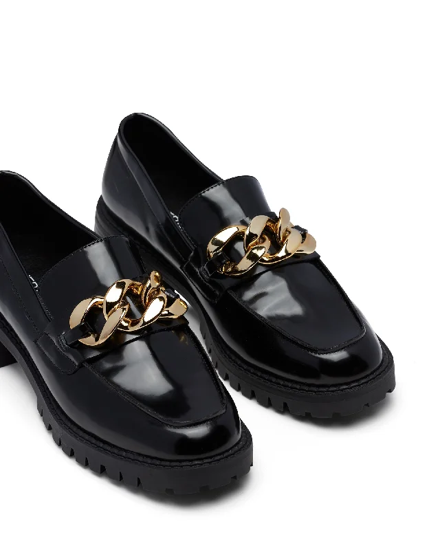 Siane Loafer Black High Shine