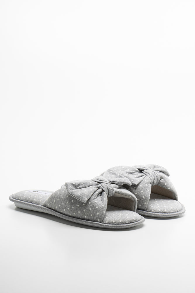 Dot Slipper Light Grey