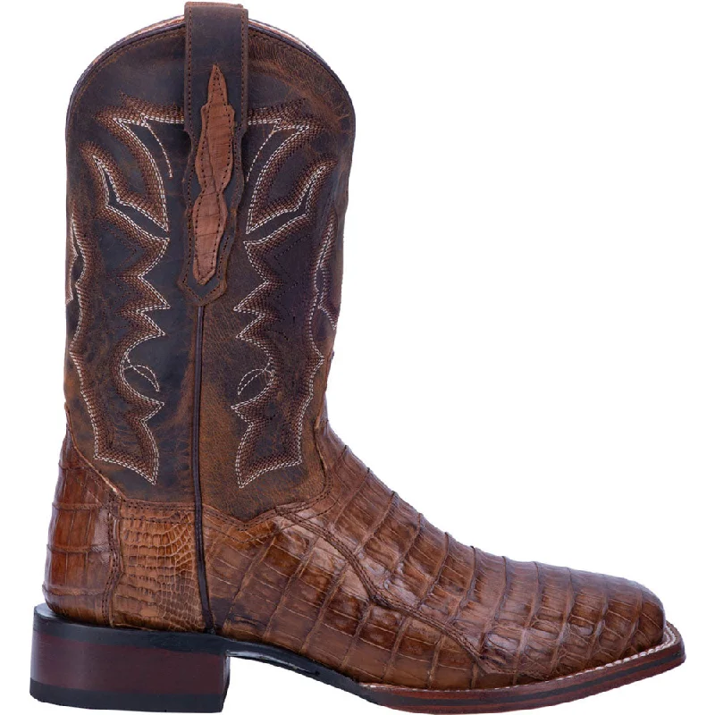 Kingsly Caiman Square Toe Cowboy Boots