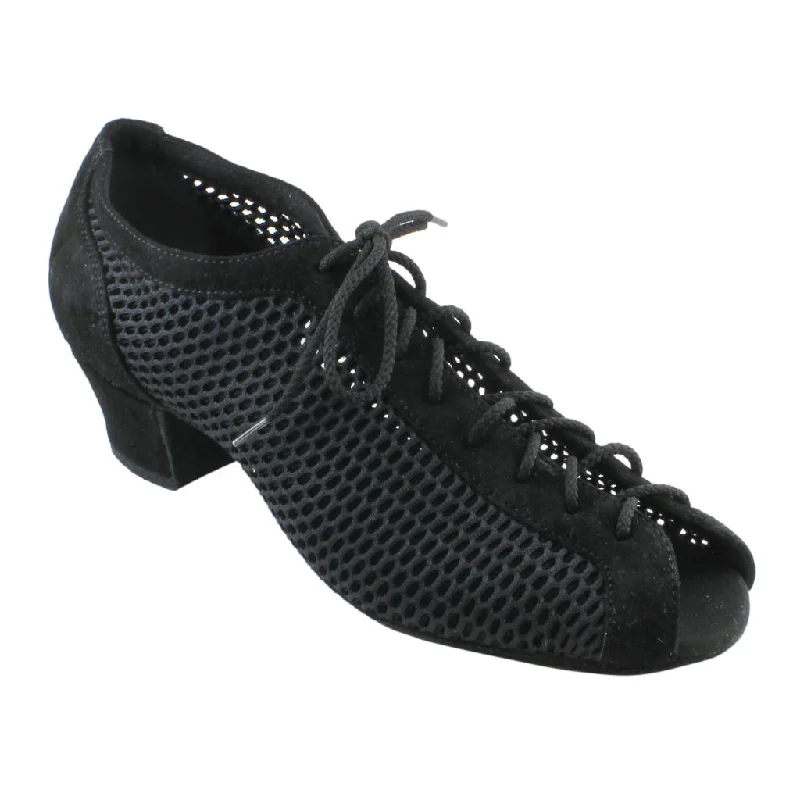 Practice Dance Shoes, Raspiro, Black Mesh and Suede