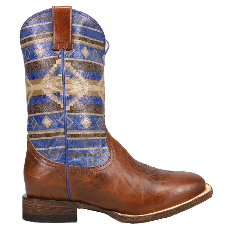 Roper Aztek Southwest Square Toe Cowboy Boots (Youth)