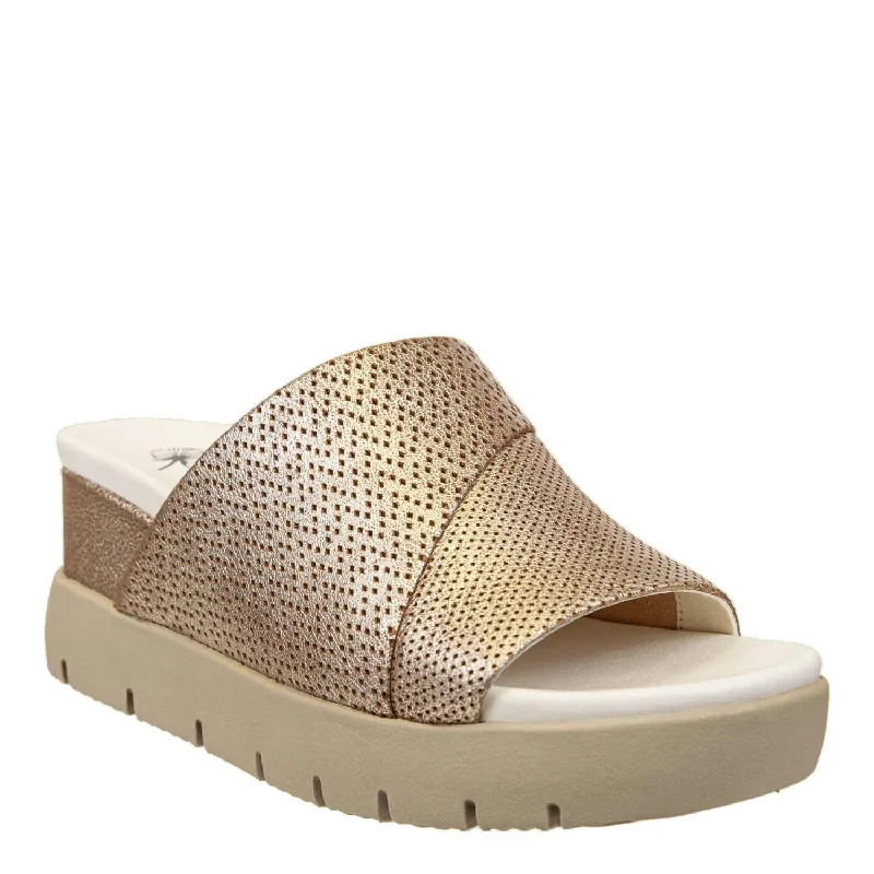 Women's Norm Wedge Sandal In Gold