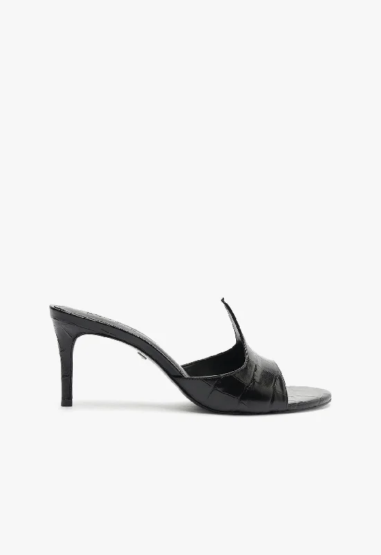 Carlie Mule Patent Leather Sandal