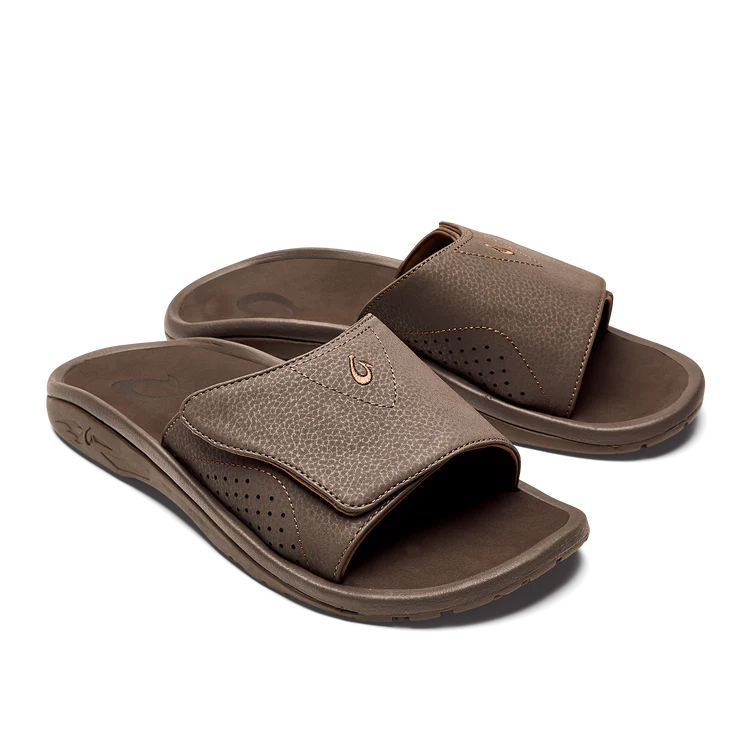 OLUKAI NALU SLIDE DARK JAVA