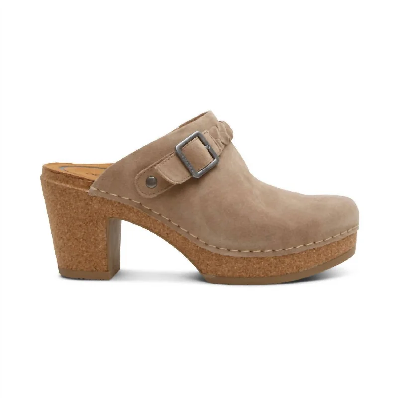 Corey Clog In Taupe