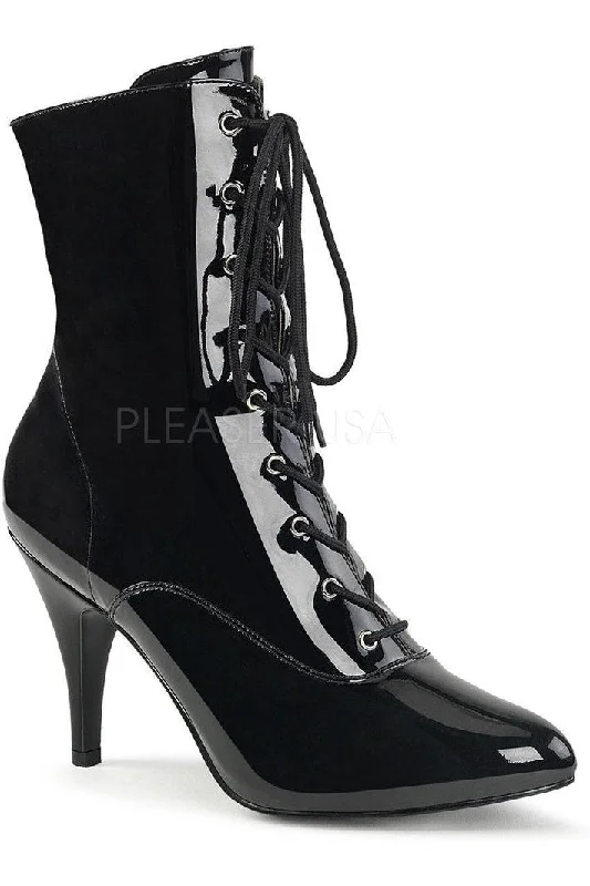 DREAM-1020 Ankle Boot | Black Patent