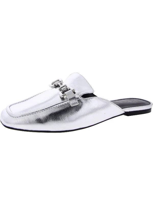 PENDALL Womens Metallic Flats Mules