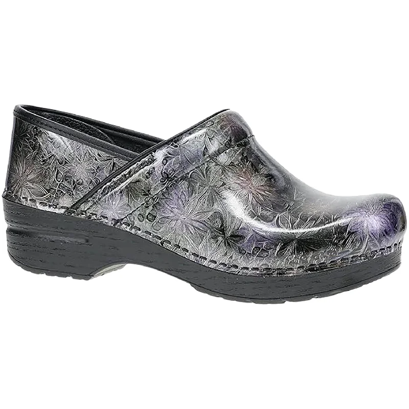 Women's Dansko Professional Etched Floral Patent Leather