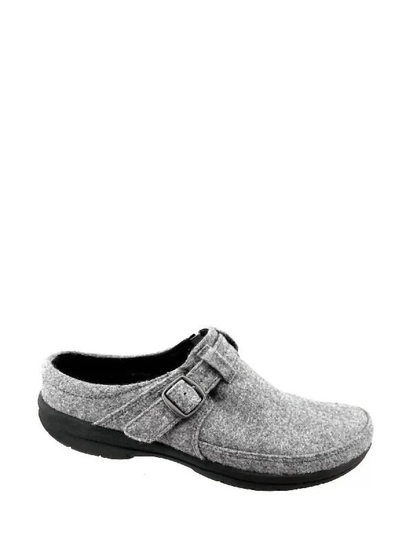 Women's Encore Kassie Buckle Wool In Light Grey