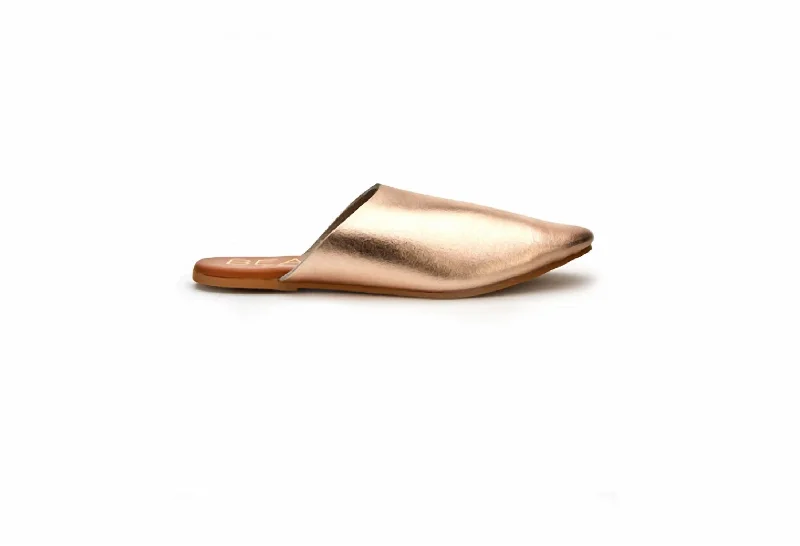 Women's Siren Mule In Rose Gold